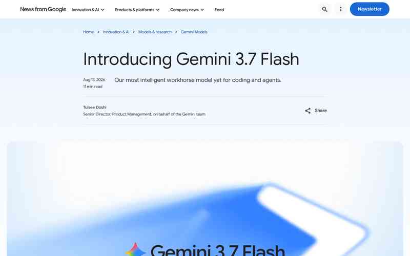 Gemini 3.7 Flash มาแล้ว: โมเดลใหม่ของ Google ที่โฟกัส coding และ AI agents